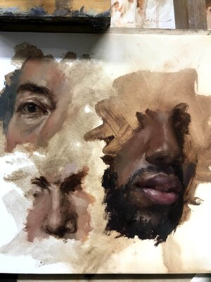 Mouth, Eye, Nose Study